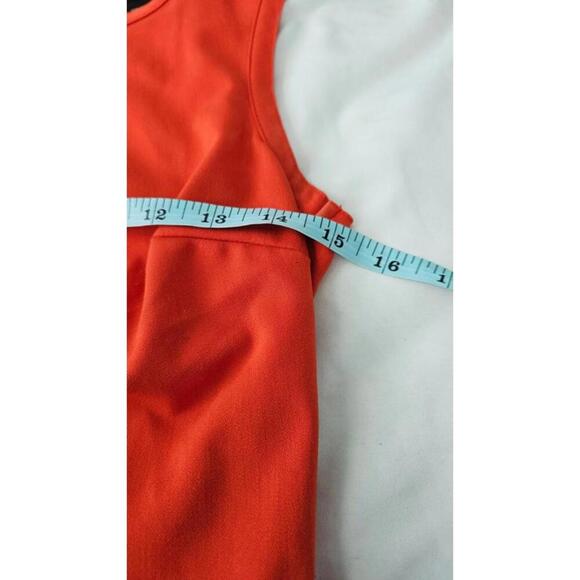 H&M Women's Peplum Dress - Vibrant Red, Size 6 - Picture 5 of 7